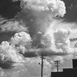 Clouds and Parking Lot